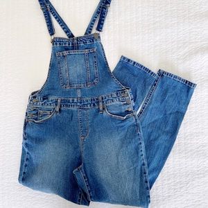 Universal Thread denim high rise overalls